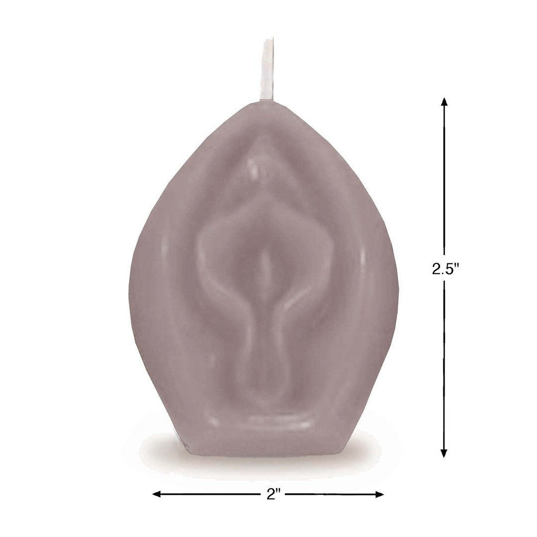 Eden’s Candle Vanilla Scented Vagina Taupe - EroticToyzKaarsenLittle Genie Productions