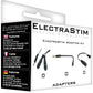 ElectraStim Threephase Combi Kabel - 3 Uitgangen - Zwart - EroticToyzAccessoriesElectraStim