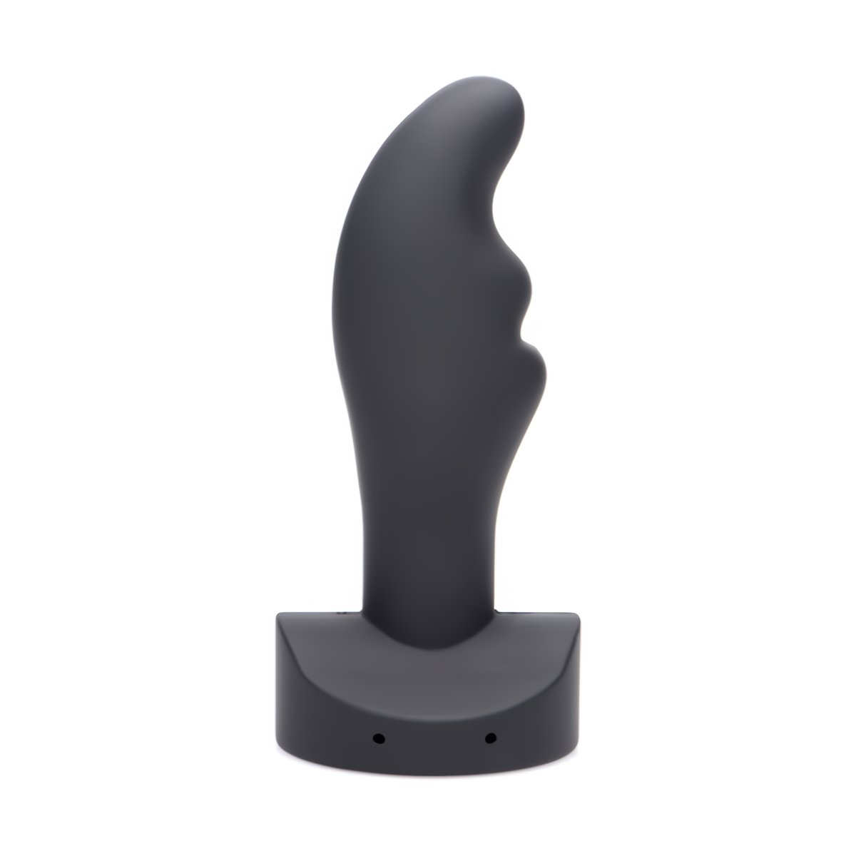 'Electro Zinger Ribbel EStim Siliconen Butt Plug - Zwart' - EroticToyzAnaalXR Brands