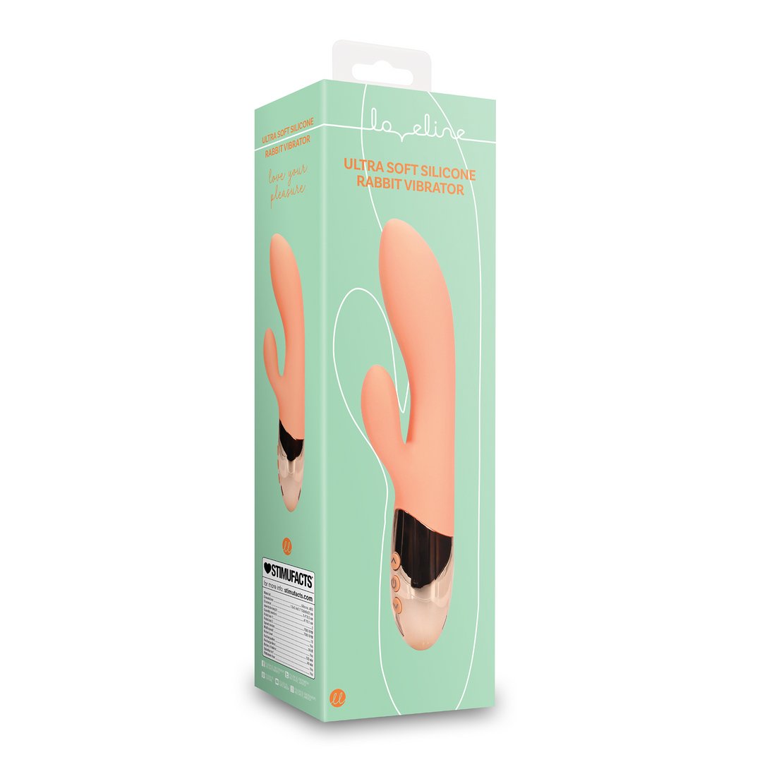 'Elegance Ultra Zachte Rabbit Vibrator - Paars' - EroticToyzRabbit VibratorsLoveline by Shots