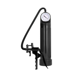 Penispomp Met PSI Meter - Transparant of Zwart - Pleasureplay Handmatige PompenPumped by Shots