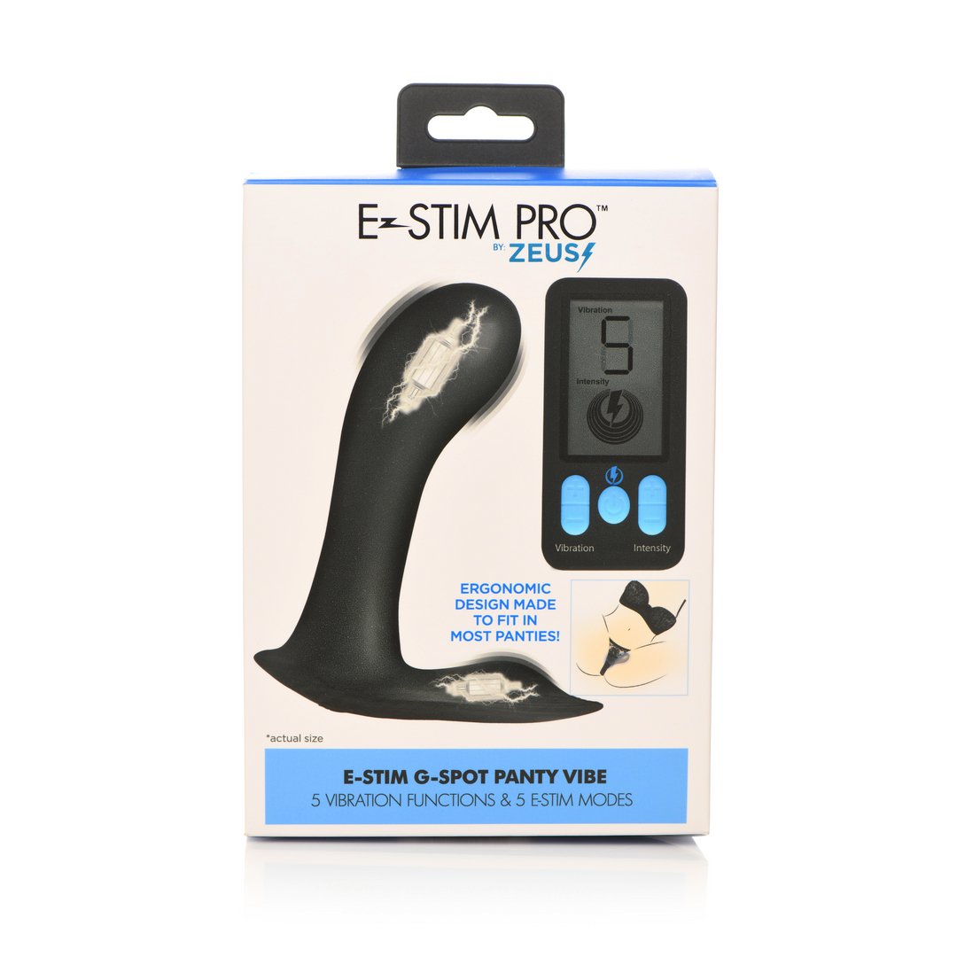 EStim Pro G - Spot Vibrator met Elektrostimulatie - Zwart - EroticToyzVibrerende SlipjesXR Brands