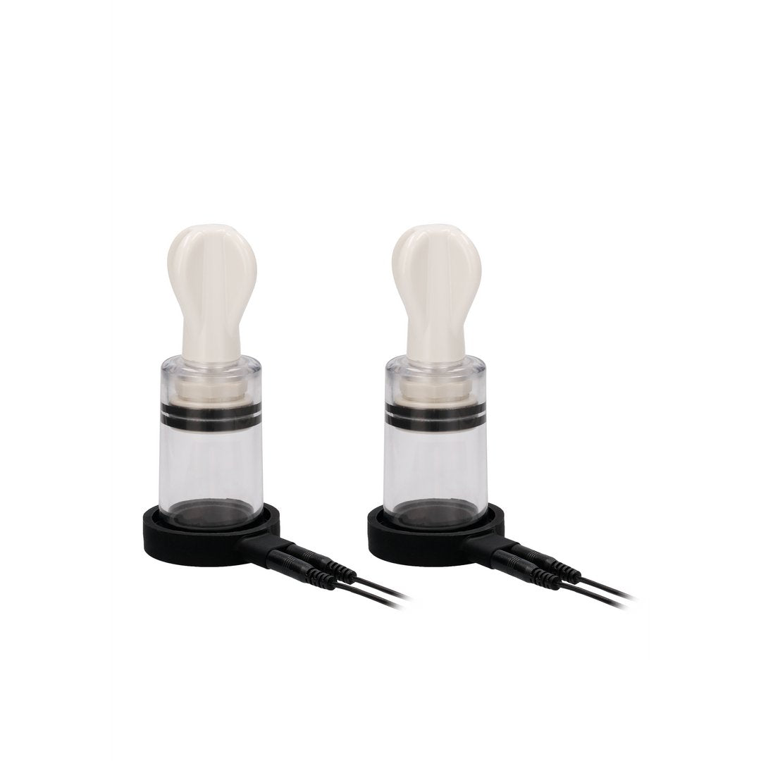 EStimulation BiPolar Nipple Suckers - EroticToyzClit - en TepelzuigersElectroShock by Shots