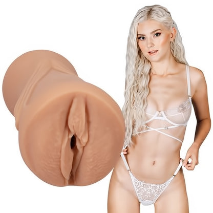 Eva Elfie - ULTRASKYN Pussy Masturbator - Vanilla - EroticToyzProducten,Toys,Toys voor Mannen,Masturbators Strokers,Handmatige Masturbator,Vagina Masturbator,Binnenkort Verwacht,,MannelijkDoc Johnson