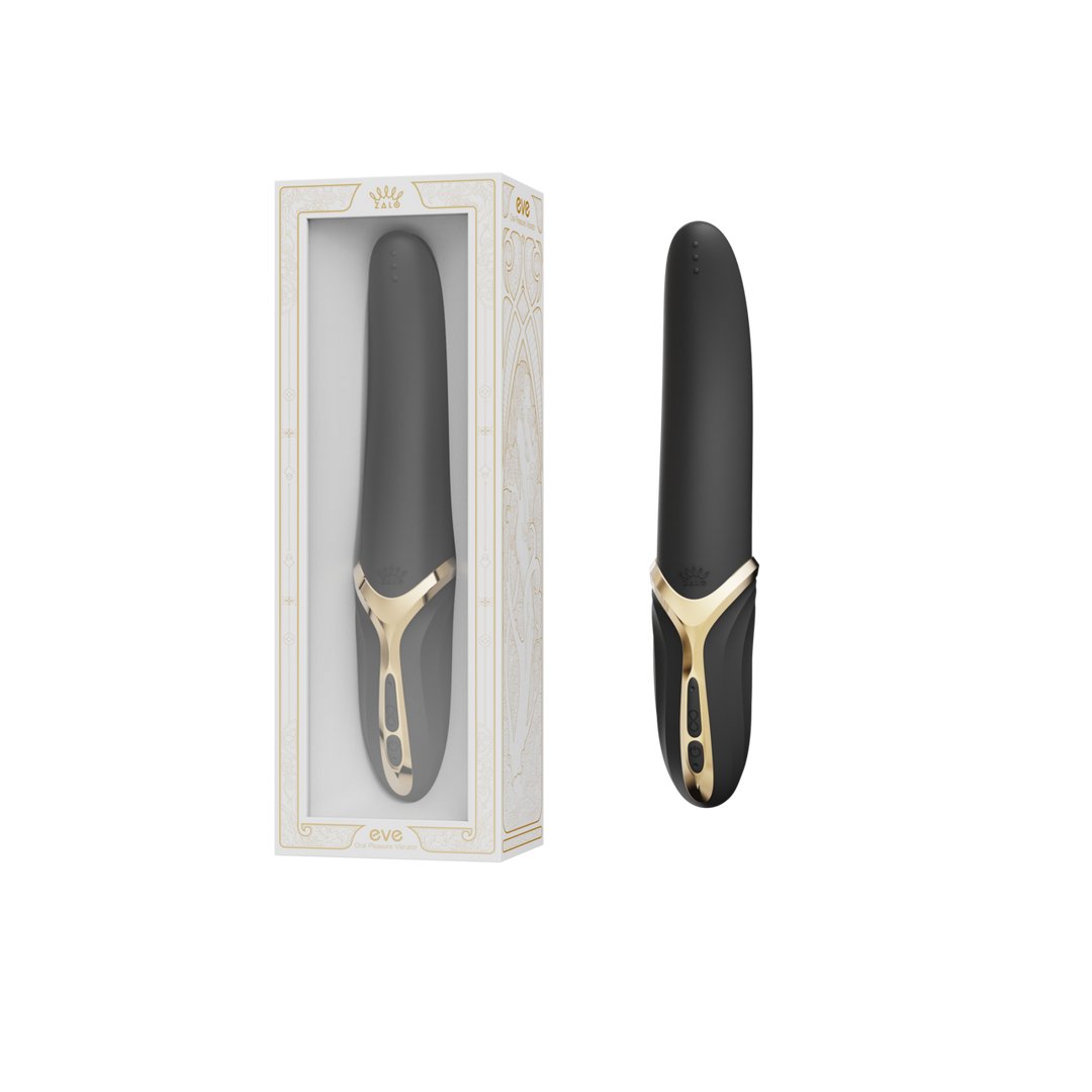 Eve - Obsidian Black - EroticToyzProducten,Toys,Vibrators,G - Spot Vibrator,Luxe Vibrator,Verwarmende Vibrators,,GeslachtsneutraalZalo