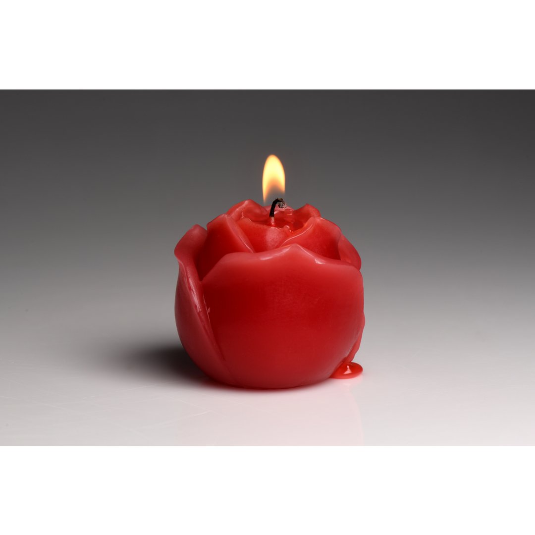 Flaming Rose - Drip Candle - Red - EroticToyzProducten,Veilige Seks, Verzorging Hulp,Massage,Massagekaarsen,Nieuwe Producten,,GeslachtsneutraalXR Brands