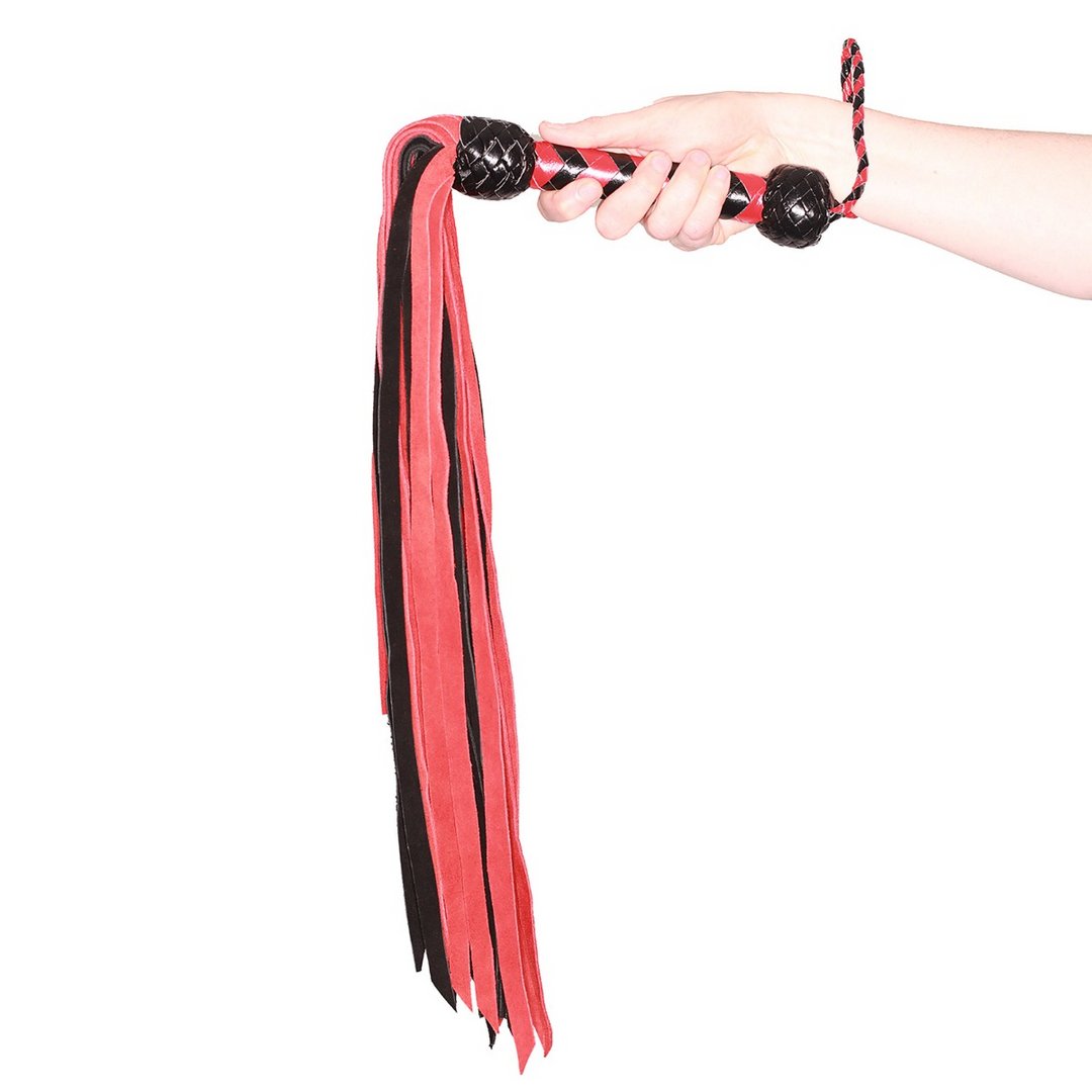 Flogger 33 - Red - EroticToyzProducten,Toys,Fetish,Slaan en Plagen,Zwepen en Floggers,,GeslachtsneutraalProwler Red