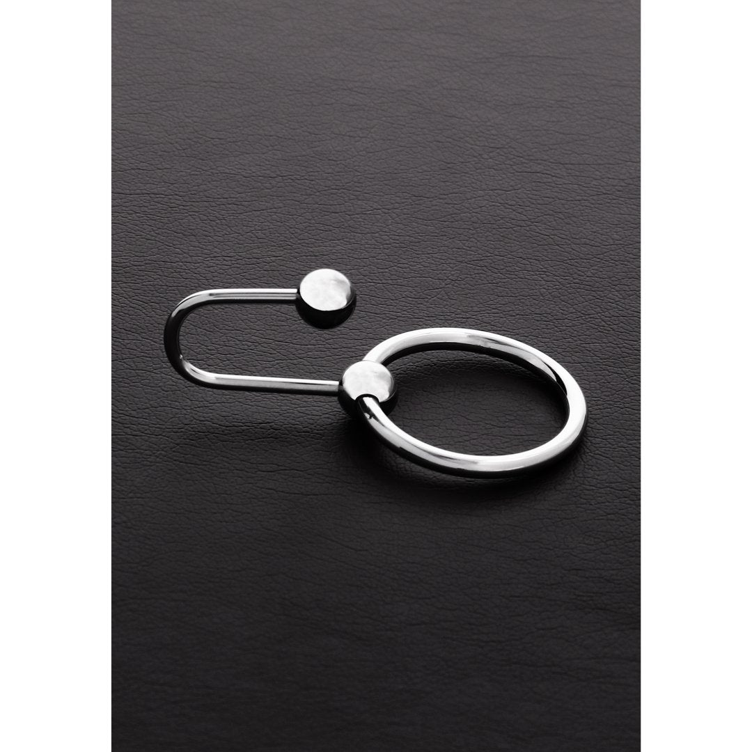 Full Stop CRing with Steel Ring 1.2 / 30mm - EroticToyzCockringenSteel by Shots