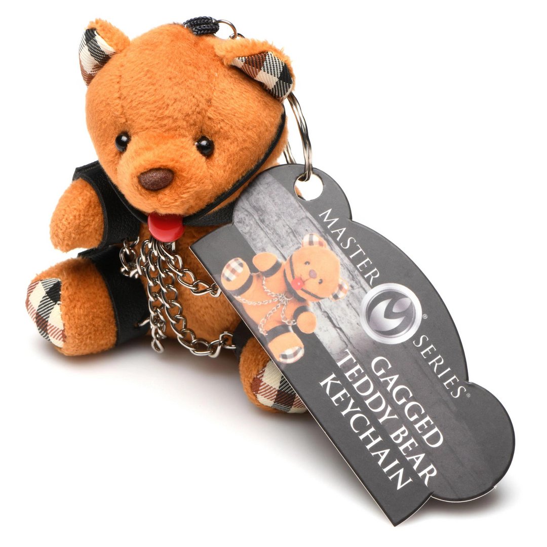 Gagged Teddy Bear Keychain - Brown - EroticToyzProducten,Grappige Erotische Gadgets,Feestartikelen,,GeslachtsneutraalXR Brands