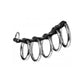 'Gates of Hell Cock Ring Set - 5 Ringen - Zwart' - EroticToyzPeniskooien en KuisheidsapparatenXR Brands