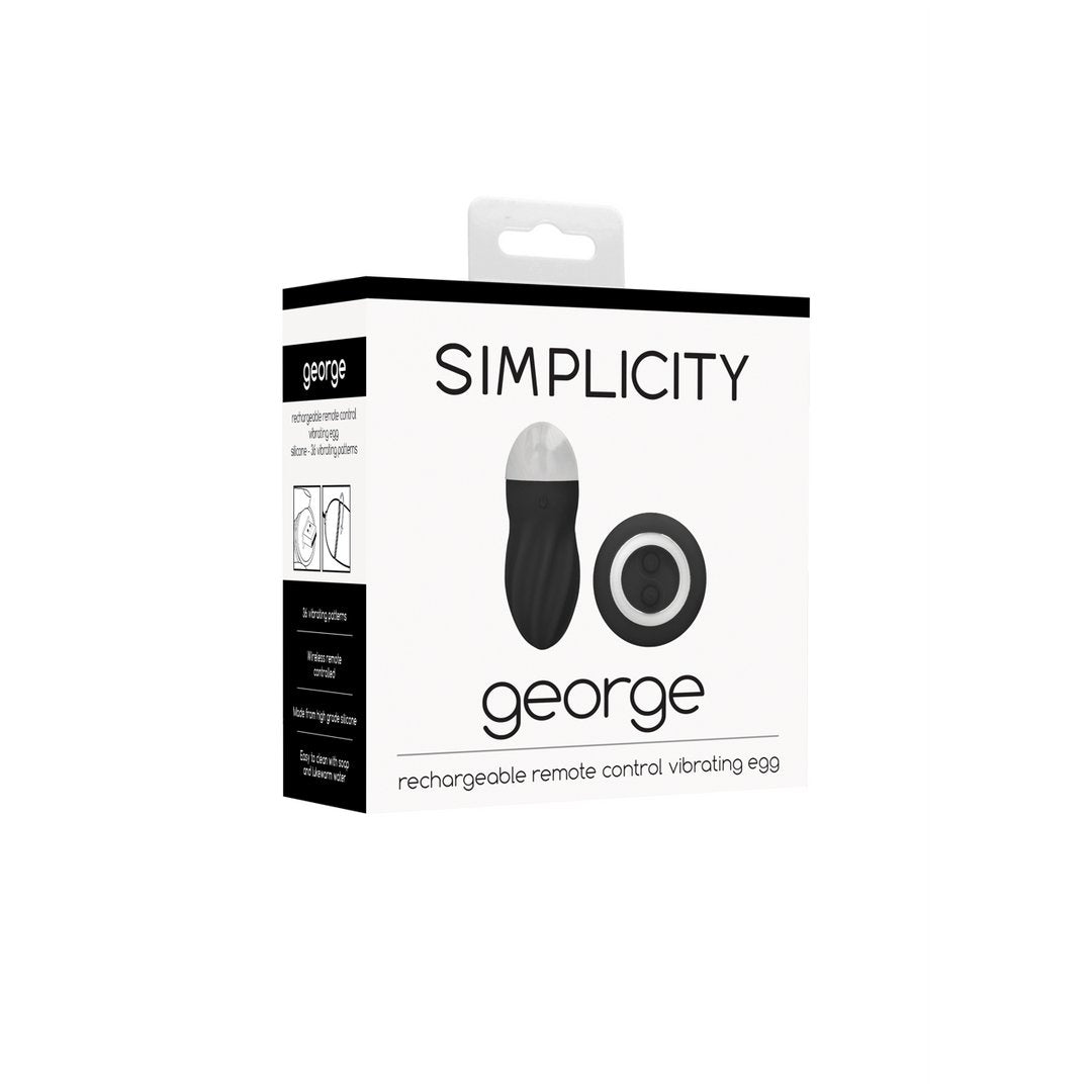 George - Wireless Egg with Remote Control - EroticToyzProducten,Toys,Vibrators,Vibrerende Eitjes,,VrouwelijkSimplicity by Shots