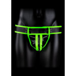 Gestreepte Jockstrap met Glow - in - the - Dark Effect - XL - EroticToyzJocksOuch! by Shots