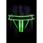 Gestreepte Jockstrap met Glow - in - the - Dark - XL - EroticToyzJocksOuch! by Shots