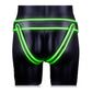 Gestreepte Jockstrap met Glow - in - the - Dark - XL - EroticToyzJocksOuch! by Shots