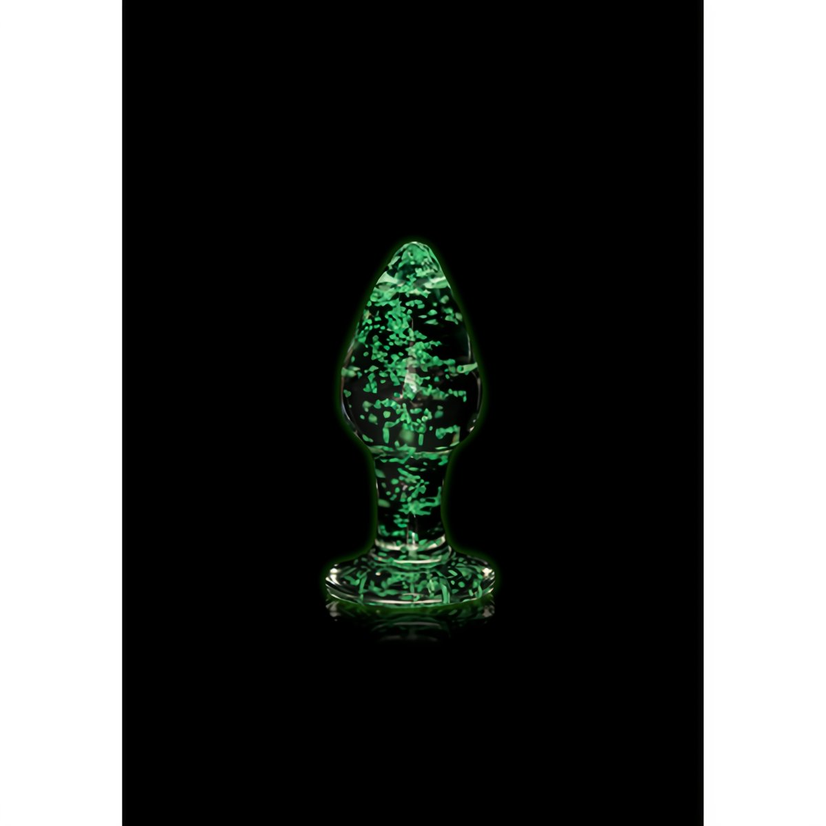 Glass Butt Plug - Glow in the Dark - Medium - EroticToyzProducten,Toys,Anaal Toys,Buttplugs Anale Dildo's,Buttplugs Anale Dildo's Niet Vibrerend,,GeslachtsneutraalOuch! by Shots