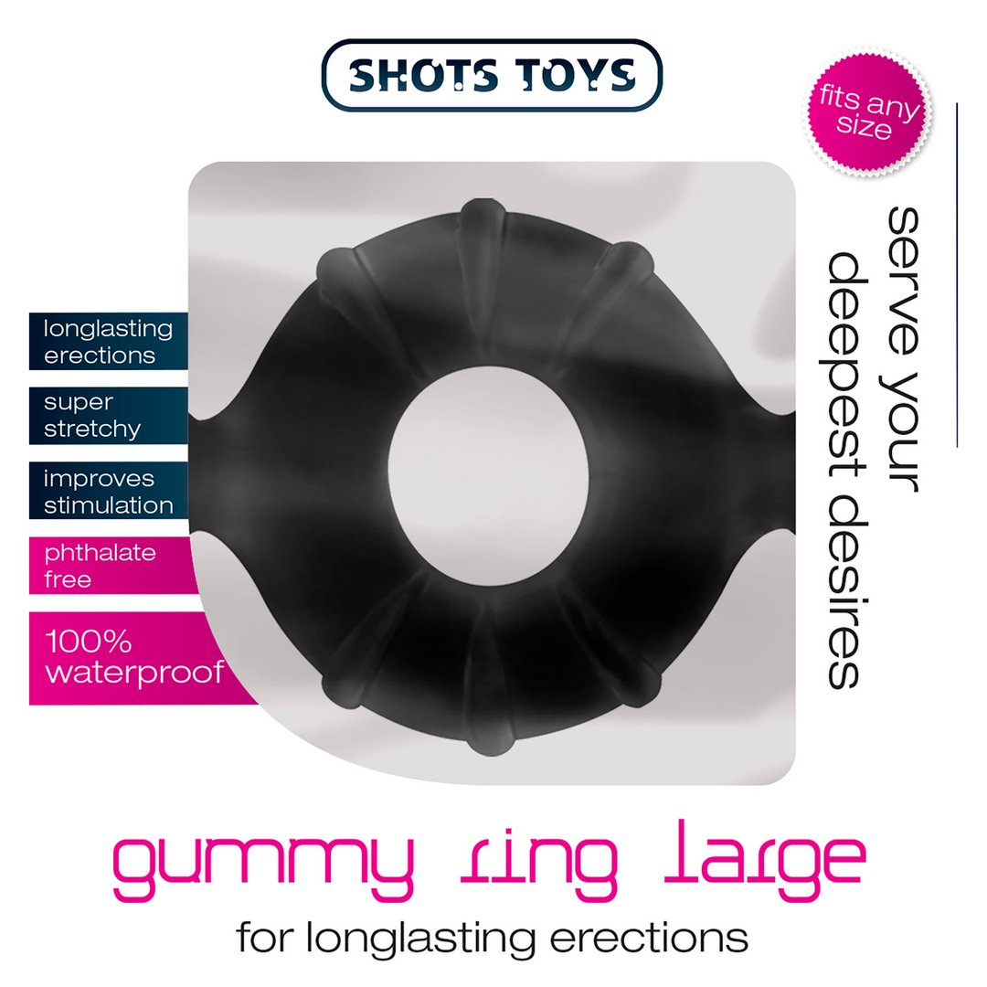 Gummy Ring - Large - EroticToyzProducten,Toys,Toys voor Mannen,Cockringen,,MannelijkShots Toys by Shots