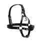 Head Harness with Breathable Ball Gag and Nose Hooks - Black - EroticToyzProducten,Toys,Fetish,Gags,Maskers,Gezichtsmasker,,Ouch! by Shots