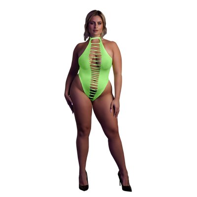 Neon Body - UV - Geactiveerd - Pleasureplay Bodysuits TeddiesOuch! by Shots