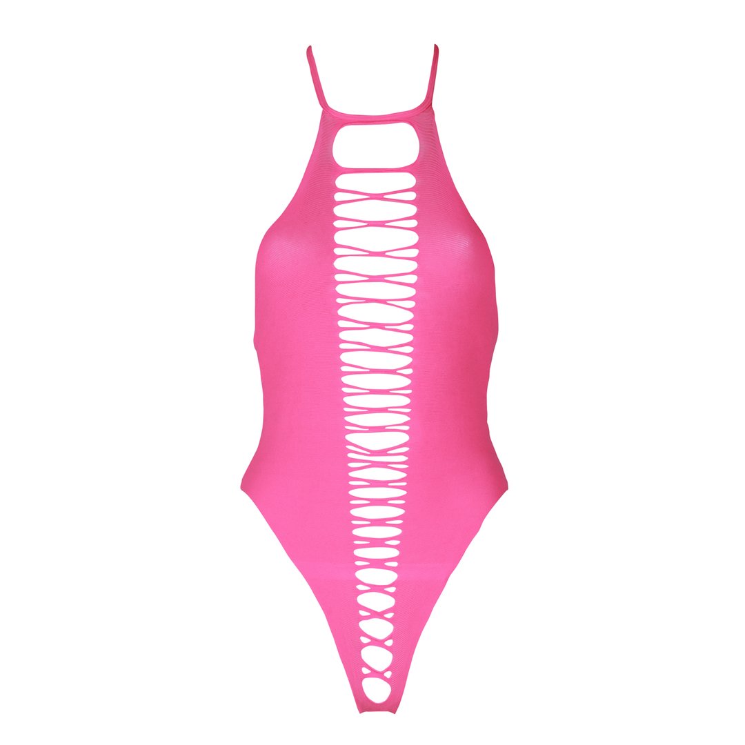 Neon Body - Hoog Gesneden UV - Effect - Pleasureplay Bodysuits TeddiesOuch! by Shots