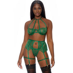 In Full Bloom - Lingerie Set - S - EroticToyzProducten,Lingerie,Lingerie voor Haar,3 - Delige Set,Outlet,,VrouwelijkForplay