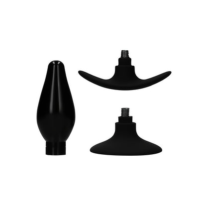 Interchangeable Butt Plug Set - Rounded - Medium - EroticToyzProducten,Toys,Anaal Toys,Buttplugs Anale Dildo's,Buttplugs Anale Dildo's Niet Vibrerend,Outlet,,GeslachtsneutraalOuch! by Shots