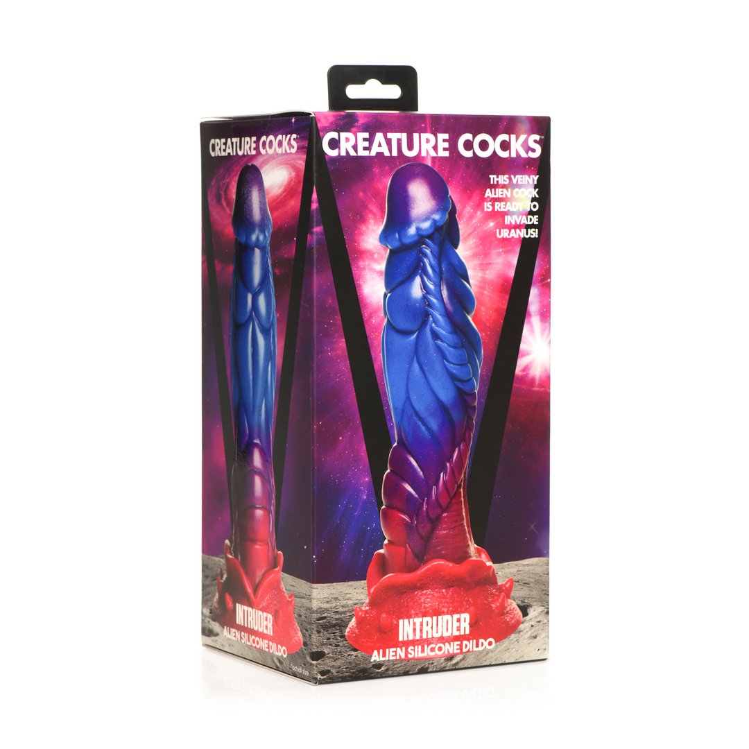 Intruder Alien Silicone Dildo Purple - EroticToyzNiet - Fallische Dildo'sXR Brands