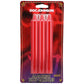 Drupkaarsen voor Sensatiespel - 3 - pack Rood - Pleasureplay MassagekaarsenDoc Johnson