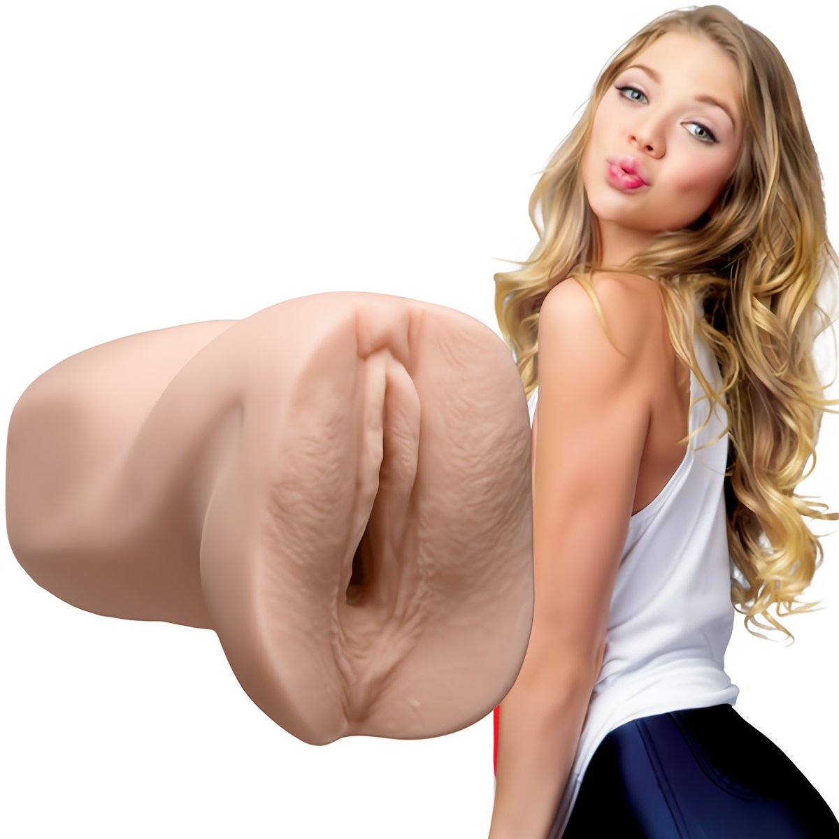 'Jessie Andrews ULTRASKYN Masturbator - Realistisch Vaginaal Design' - EroticToyzVagina MasturbatorDoc Johnson