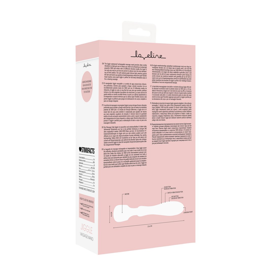 Jiggle - Massage Wand - EroticToyzProducten,Toys,Vibrators,Massagetoestellen Wands,,VrouwelijkLoveline by Shots