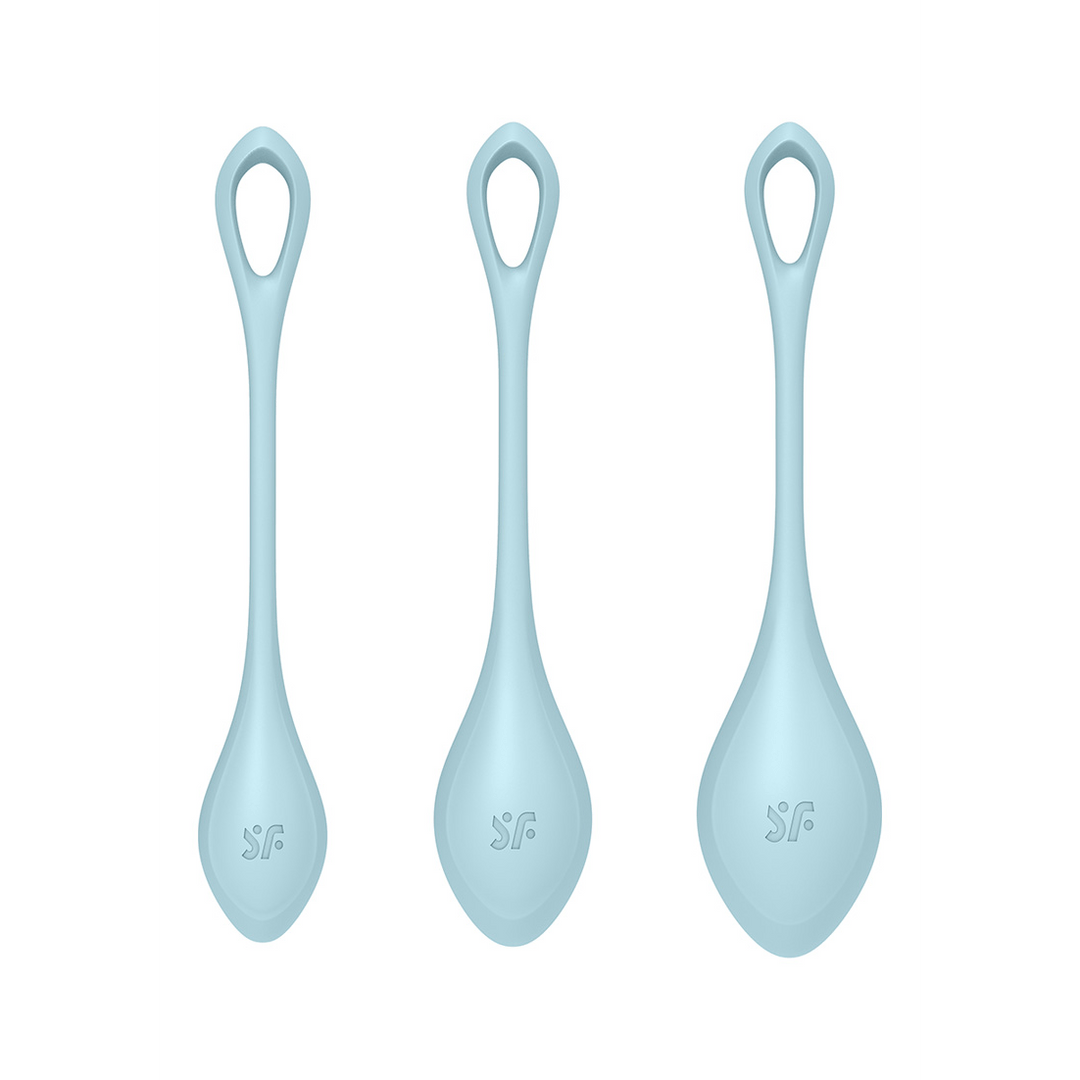 Kegelballen Set - Lichtblauw - Pleasureplay Producten,Toys,Sexuele Training,Vaginale ballen Ben Wa - ballen,,GeslachtsneutraalSatisfyer