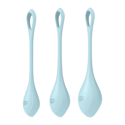 Kegelballen Set - Lichtblauw - Pleasureplay Producten,Toys,Sexuele Training,Vaginale ballen Ben Wa - ballen,,GeslachtsneutraalSatisfyer