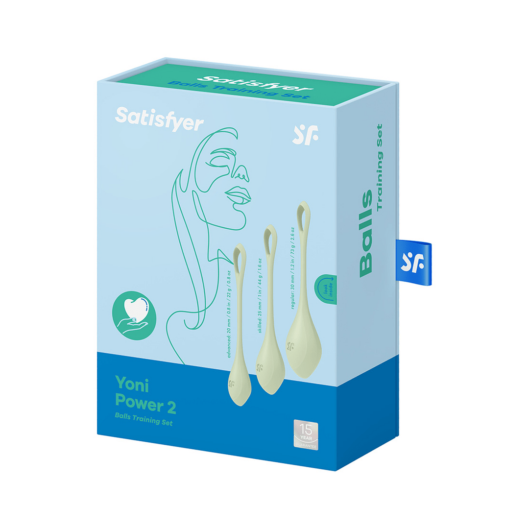 Kegelballen Set - Lichtgroen - Pleasureplay Producten,Toys,Sexuele Training,Vaginale ballen Ben Wa - ballen,,GeslachtsneutraalSatisfyer