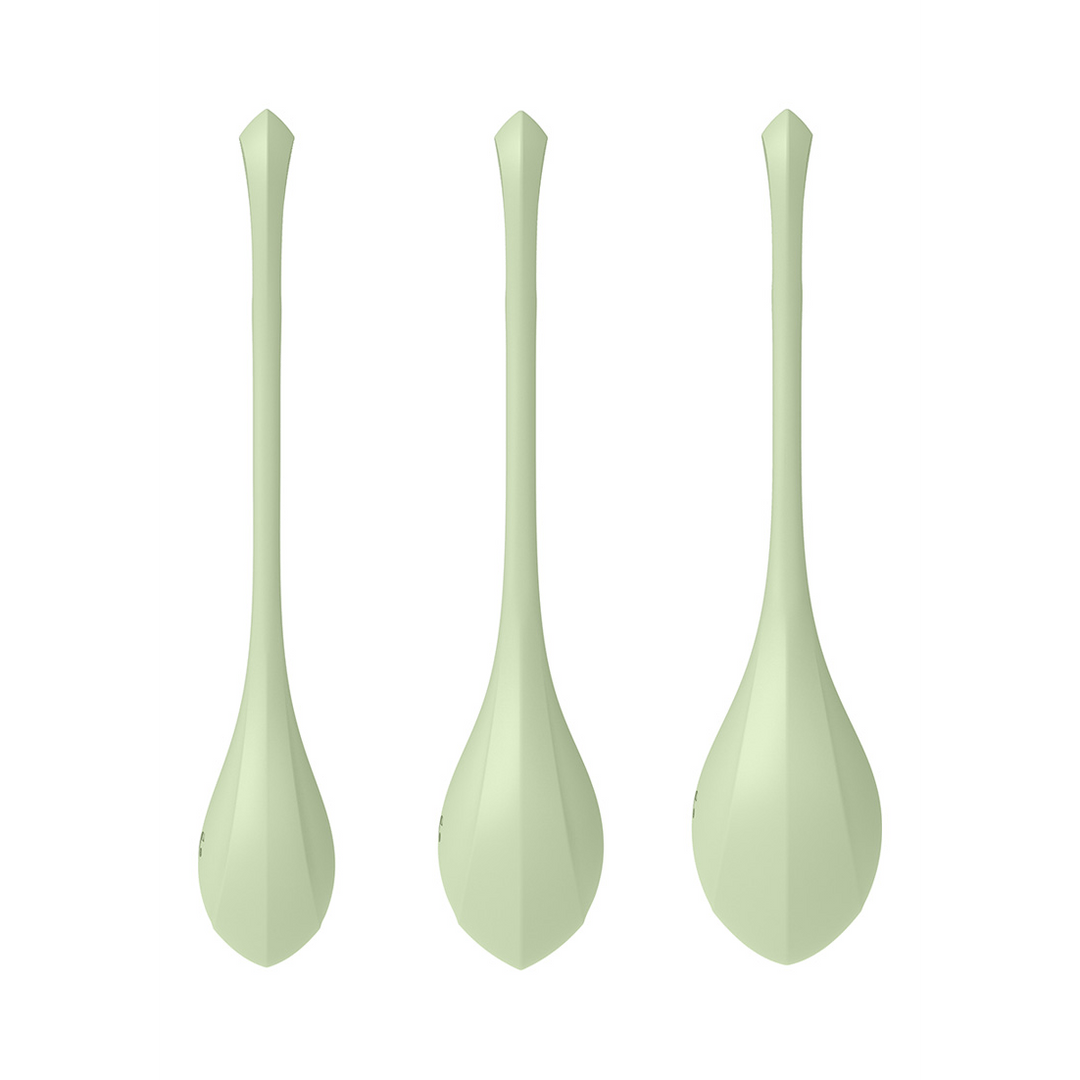 Kegelballen Set - Lichtgroen - Pleasureplay Producten,Toys,Sexuele Training,Vaginale ballen Ben Wa - ballen,,GeslachtsneutraalSatisfyer