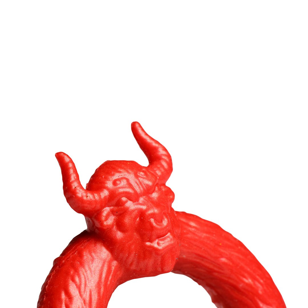 Kink Beast Mode Silicone Cock Ring - Rood - EroticToyzCockringenXR Brands