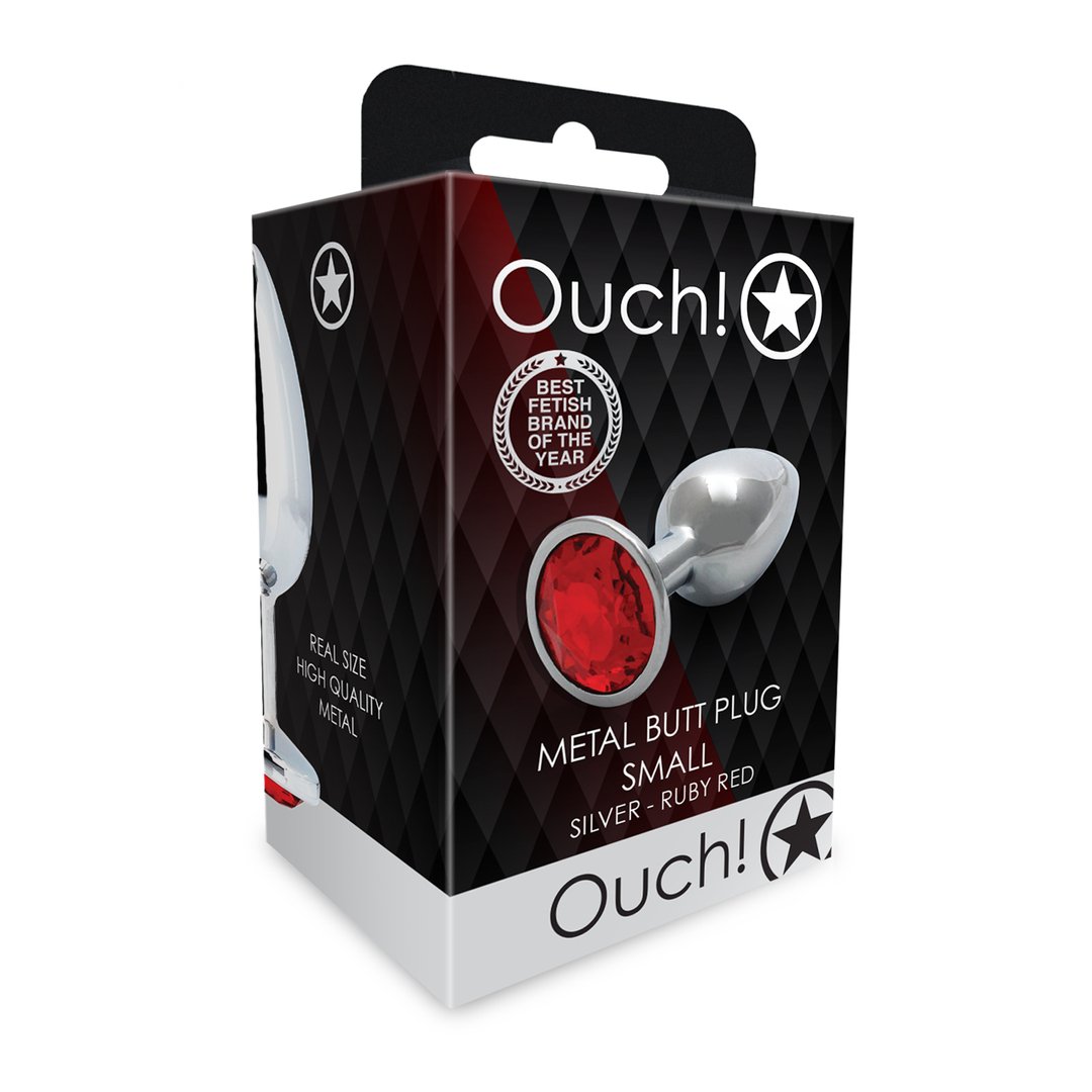 Buttplug Met Edelsteen - Klein Ronde - Pleasureplay Buttplugs Anale Dildo's Niet VibrerendOuch! by Shots