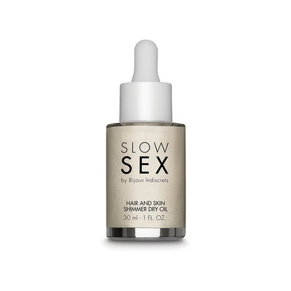 Langzame Seks - Intieme Glinsterende Droge Olie - 30 ml - EroticToyzProducten,Veilige Seks, Verzorging Hulp,Andere Producten,Lichaamsverf,,GeslachtsneutraalBijoux Indiscrets