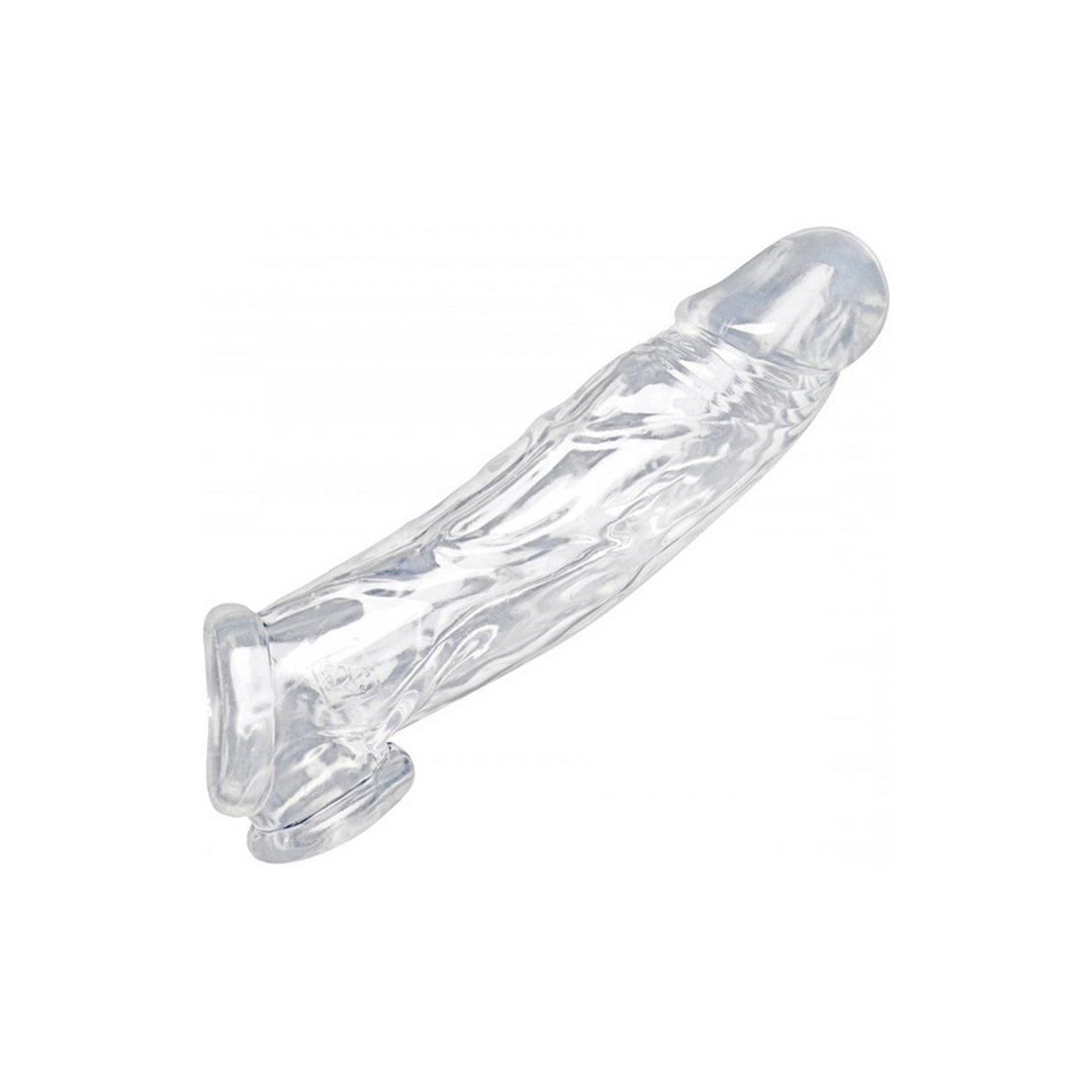 Levensechte Transparante Penis Sleeve en Ballstretcher - EroticToyzProducten,Toys,Toys voor Mannen,Ball Straps,Penis Sleeve,,MannelijkXR Brands