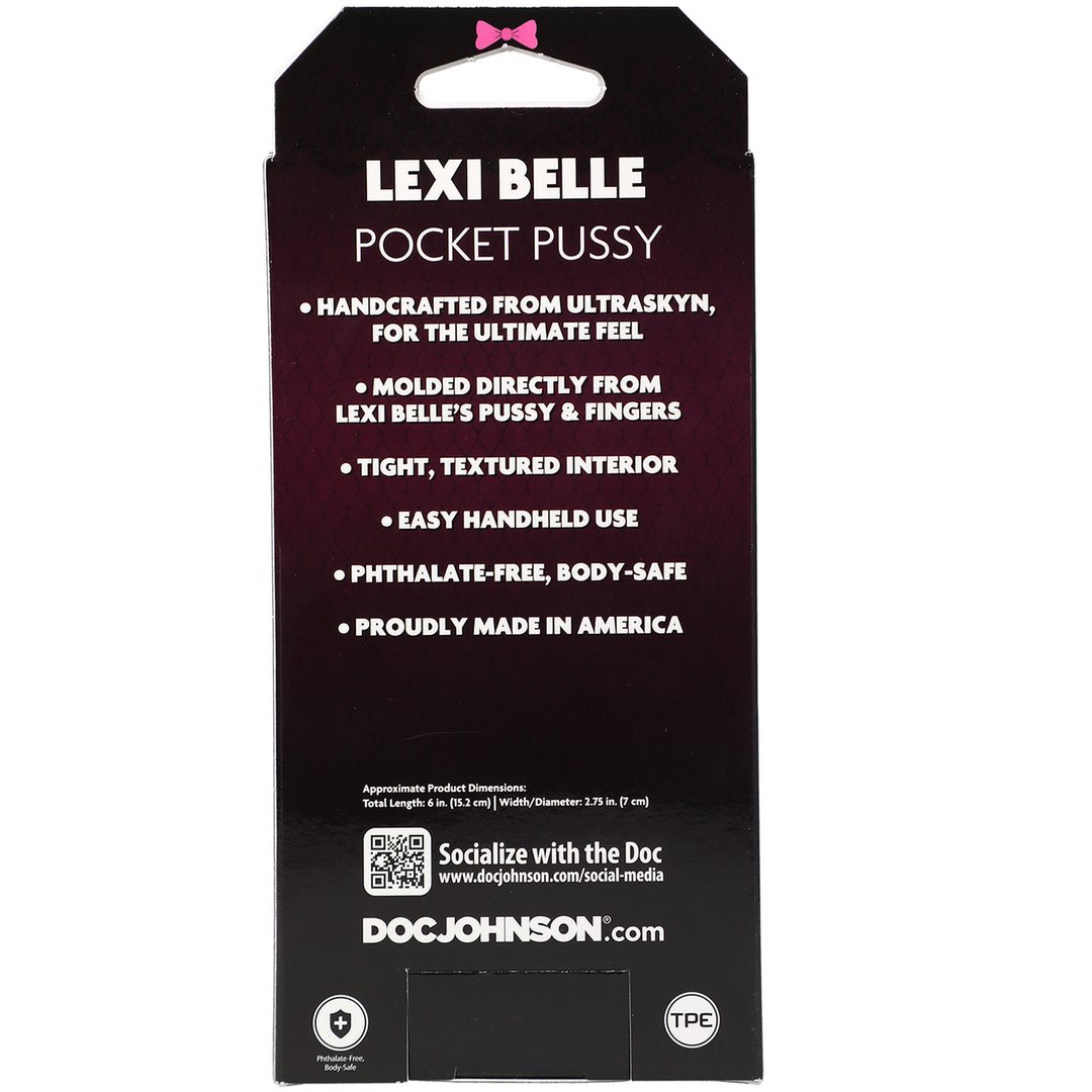 Lexi Belle - ULTRASKYN Pocket Pussy Masturbator - EroticToyzProducten,Toys,Toys voor Mannen,Masturbators Strokers,Handmatige Masturbator,Vagina Masturbator,,GeslachtsneutraalDoc Johnson