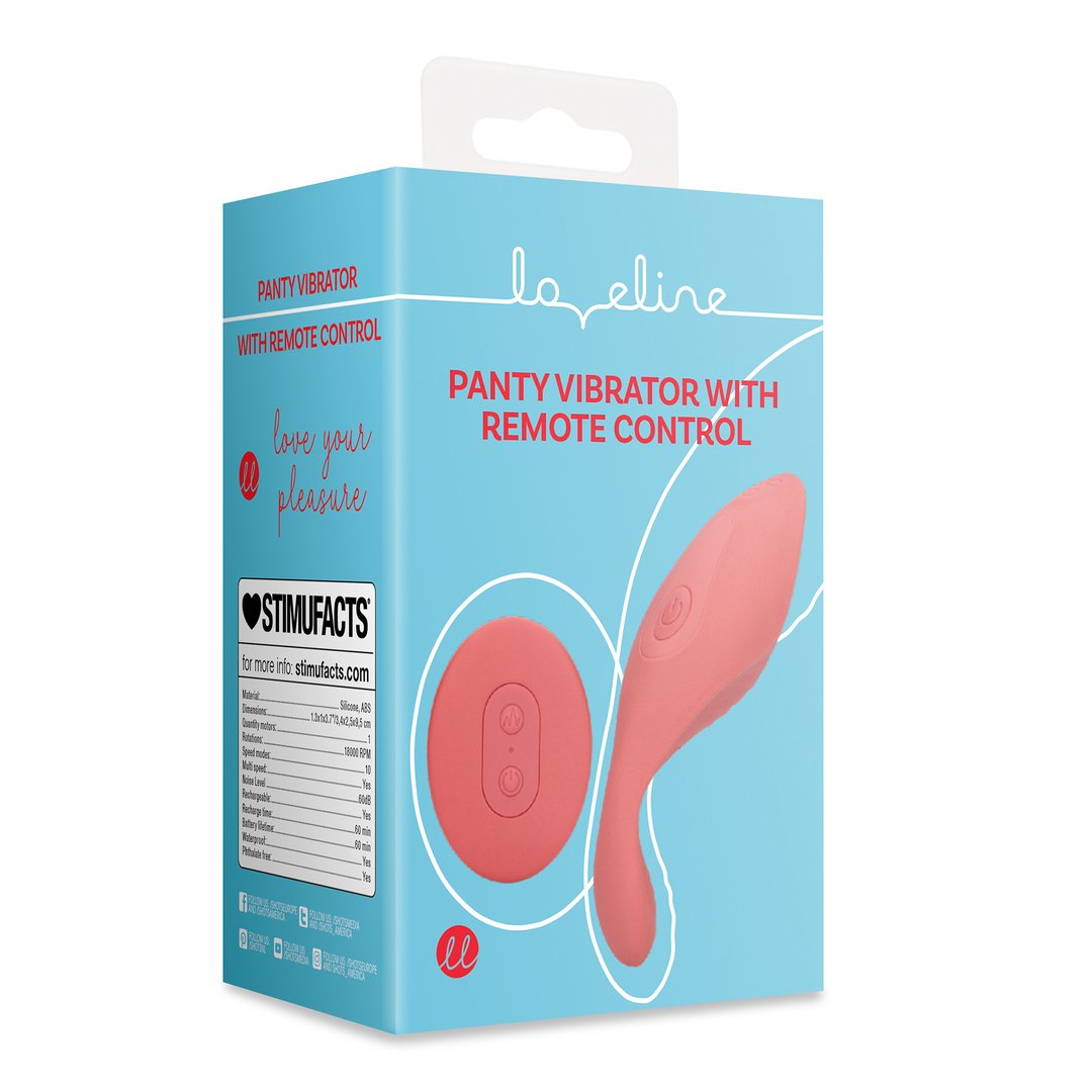 Loveline Panty Vibrator - Afstandsbediening - Waterbestendig - Zwart - EroticToyzVibrerende SlipjesLoveline by Shots