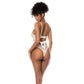 Bodysuit Transparant Wimperkant - Ivoor XL - Pleasureplay Bodysuits TeddiesMapalé