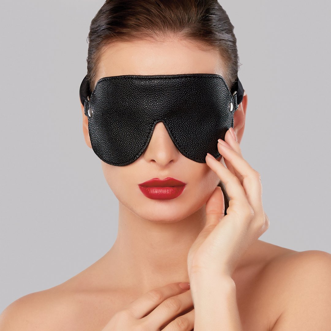 Masker - Faux Leer & Satijnen Linten - Pleasureplay OogmaskerAllure