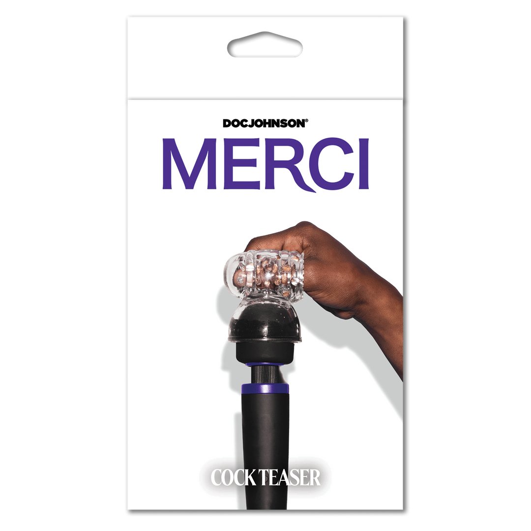 'Merci Cock Teaser Wand Attachment - Helder' - EroticToyzAccessoriesDoc Johnson