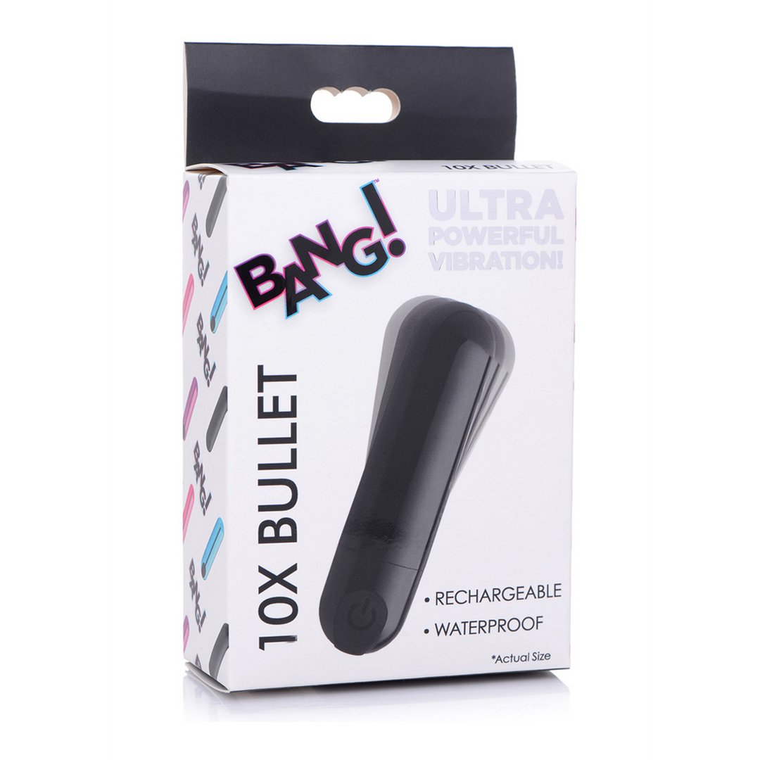 'Metal Bullet Vibrator 10 Vibraties - Zilver' - EroticToyzKogel - en MinivibratorsXR Brands