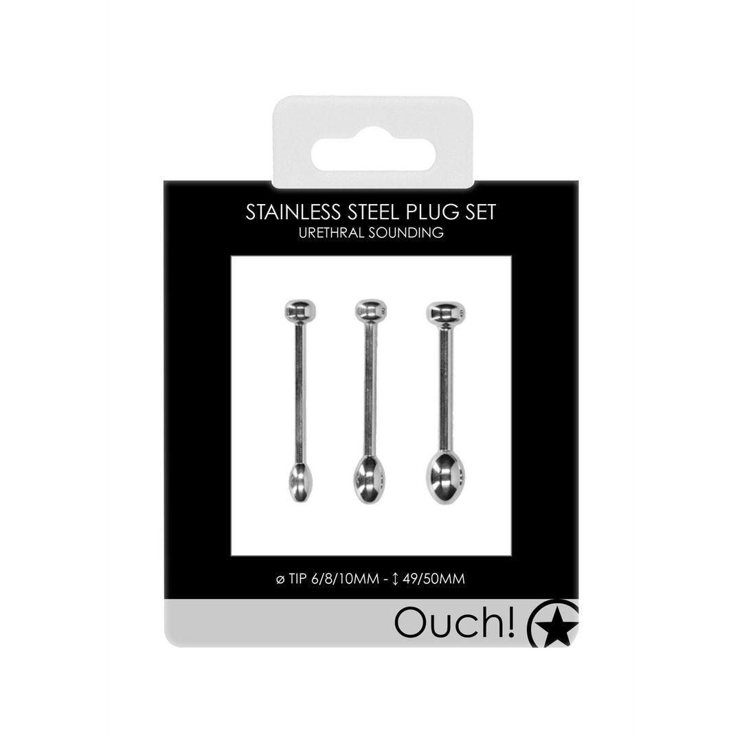 Metal Penis Plug Set - EroticToyzProducten,Toys,Toys voor Mannen,Urethrale Toys,Outlet,,MannelijkOuch! by Shots