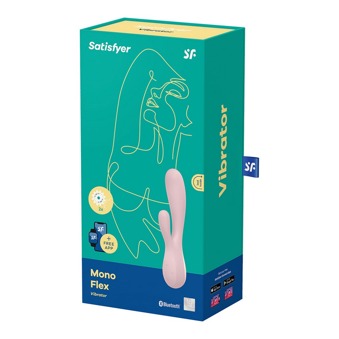 Mono Flex - Rabbit Vibrator - EroticToyzProducten,Toys,Vibrators,Rabbit Vibrators,,VrouwelijkSatisfyer