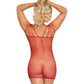 Naadloze Jurk - One Size - Rood - Comfortabele Pasvorm - EroticToyzProducten,Lingerie,Lingerie voor Haar,Jurkjes,,VrouwelijkMagic Silk