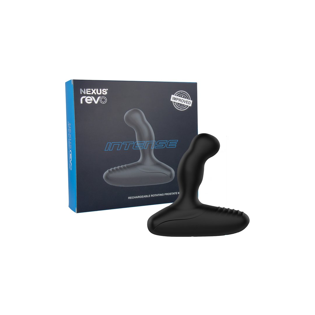 'Nexus Revo Intense Prostaat Massager met Rotatie - Waterdicht Zwart' - EroticToyzProstaatstimulatorenNexus