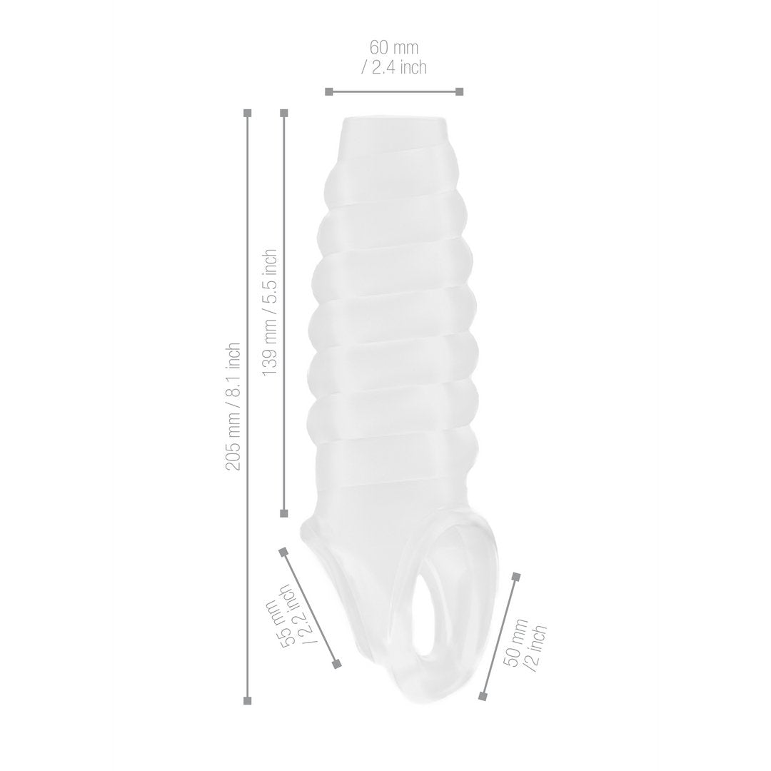 No.21 - Penis Verlenging met Balriem - Zacht TPE voor Comfort en Stimulatie - EroticToyzProducten,Toys,Toys voor Mannen,Penis Sleeve,,MannelijkSono by Shots