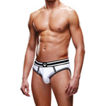 Open Achterkant Brief - Zwart - EroticToyzProducten,Lingerie,Lingerie voor Hem,Briefs,,MannelijkProwler