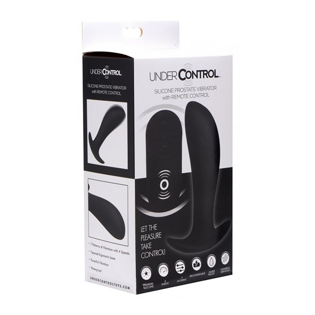 Oplaadbare Siliconen Prostaat Vibrator met Afstandsbediening - EroticToyzProducten,Toys,Anaal Toys,Prostaatstimulatoren,,VrouwelijkXR Brands